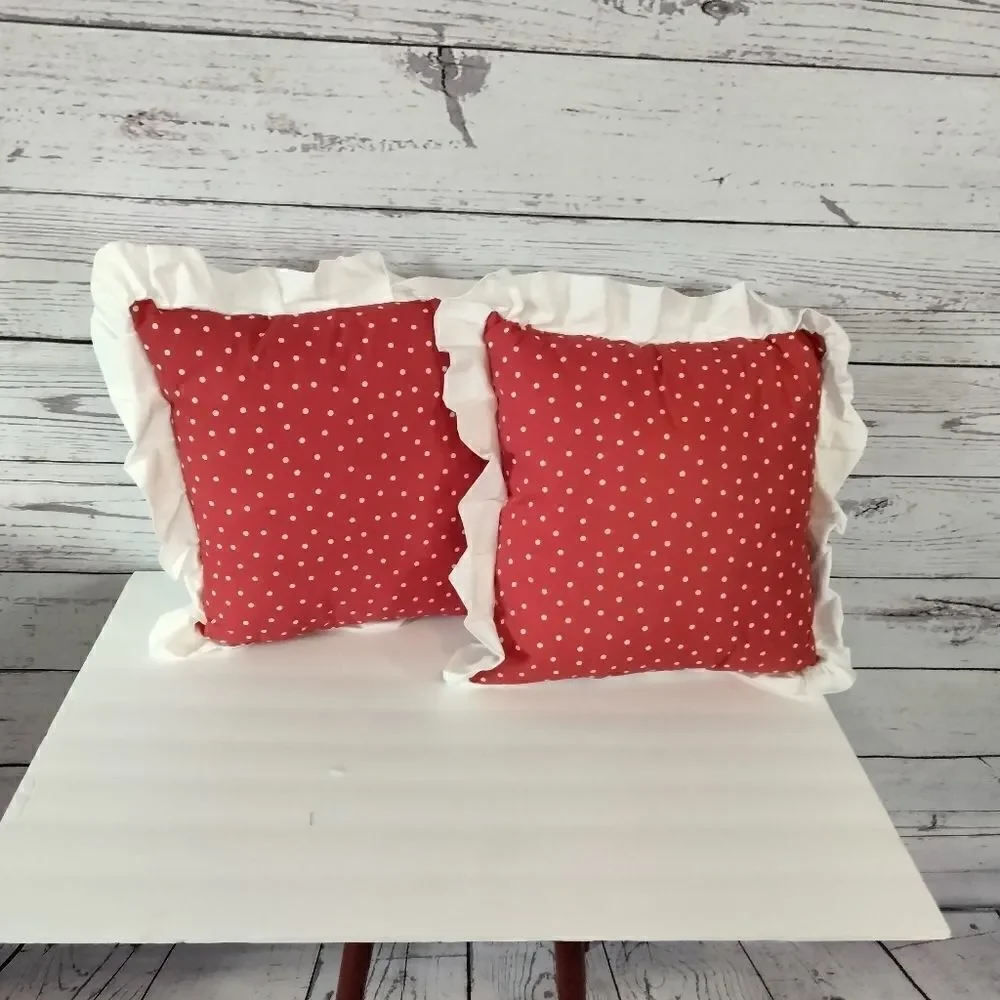 Never used. ( my mom) homemade pillows